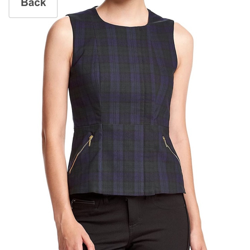 Plaid vest